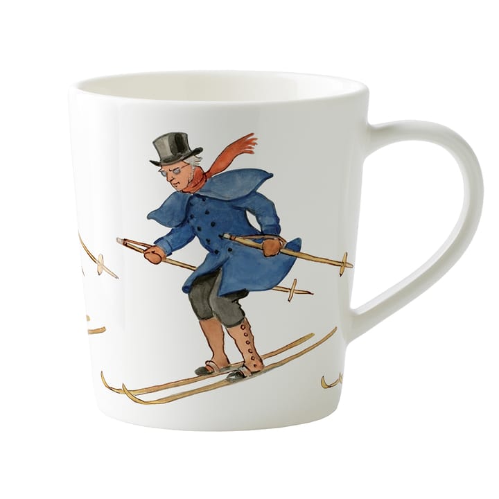 Tasse avec poignée Farbror Blå åker skidor - 40 cl - Design House Stockholm