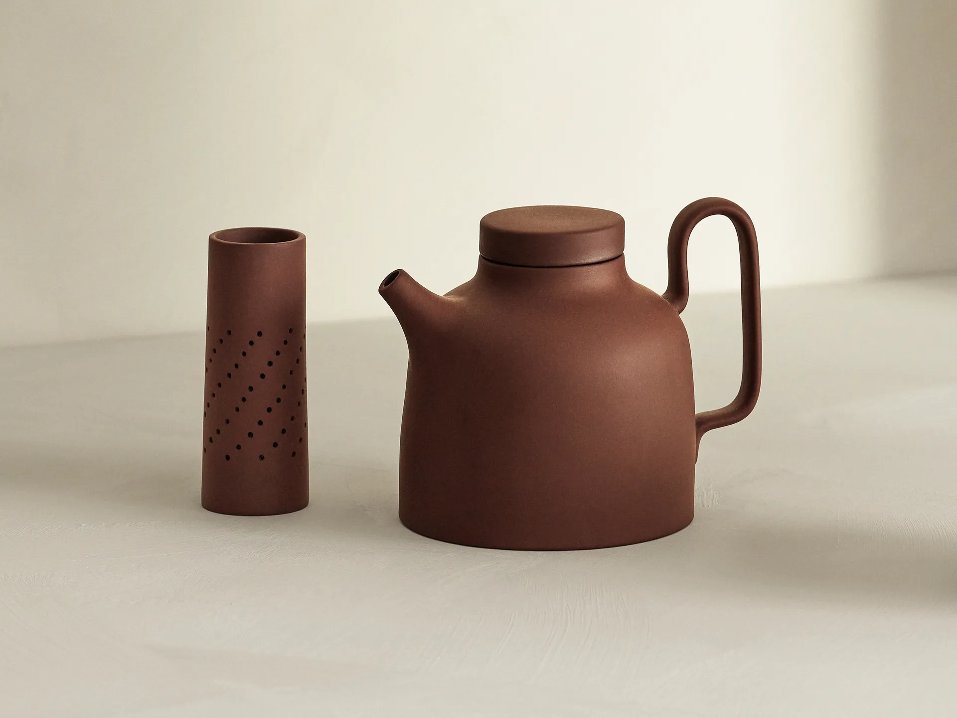 Théière Sand 65 cl, Red clay Design House Stockholm