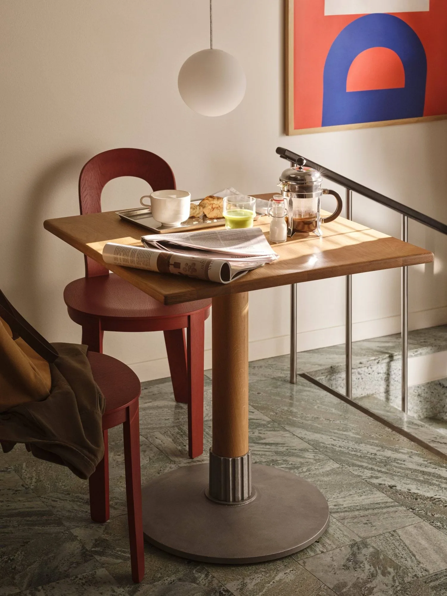 Tock Table table à manger, Chêne, 75x75x76 cm Design House Stockholm