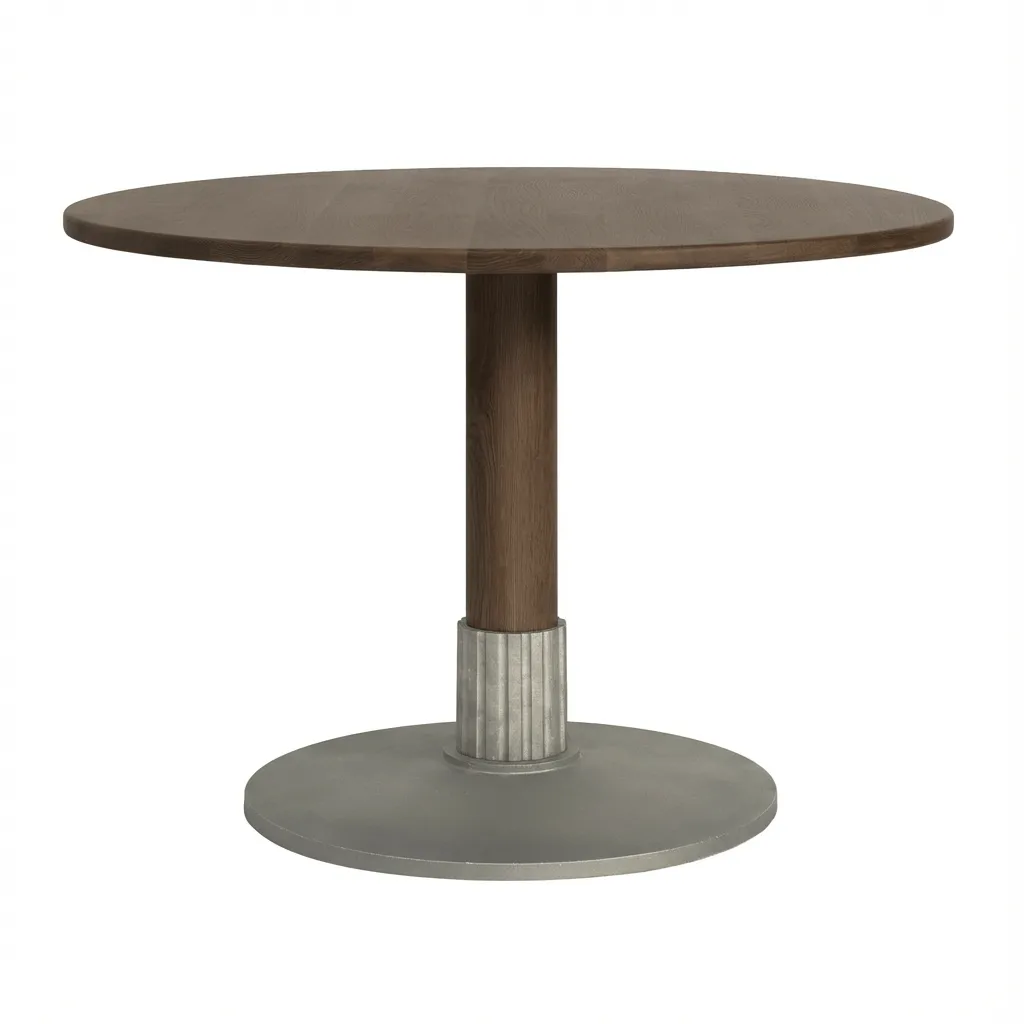 Tock Table table à manger, Chêne foncé, Ø110x76 cm Design House Stockholm
