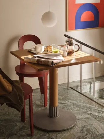 Tock Table table à manger - Chêne foncé, 75x75x76 cm - Design House Stockholm