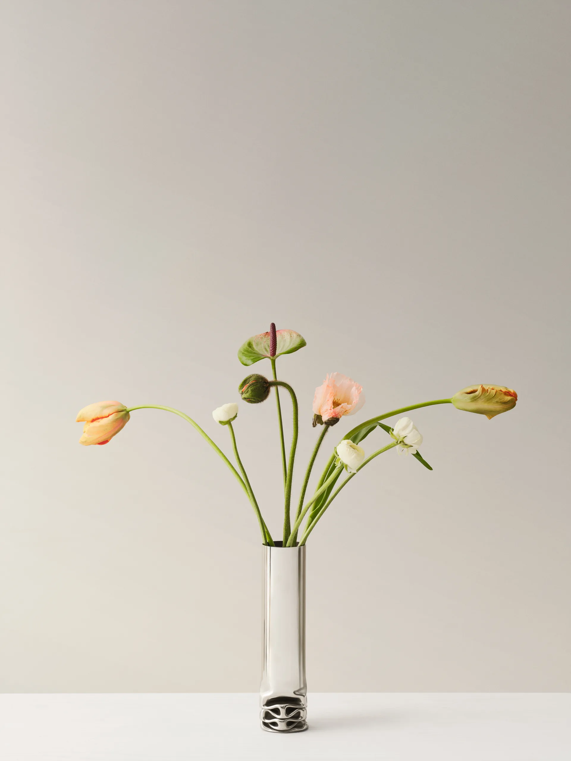 Vase Hydraulic 25 cm, Stainless steel, 25 cm Design House Stockholm