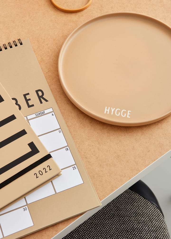 Assiette Design Letters Ø22 cm - Hygge-beige - Design Letters