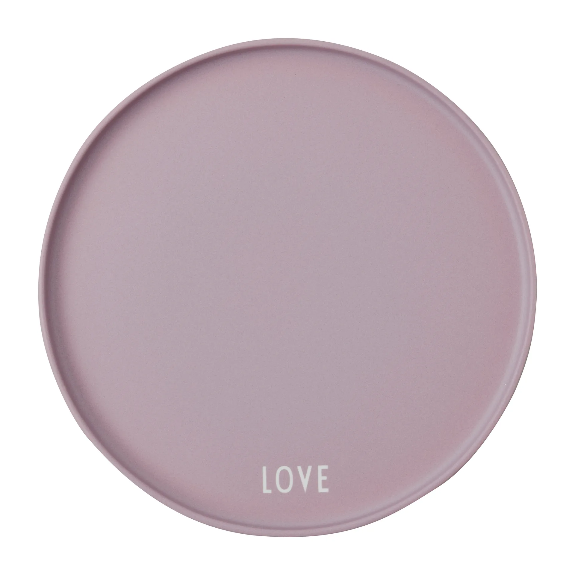 Assiette Design Letters Ø22 cm, Love-lavender Design Letters