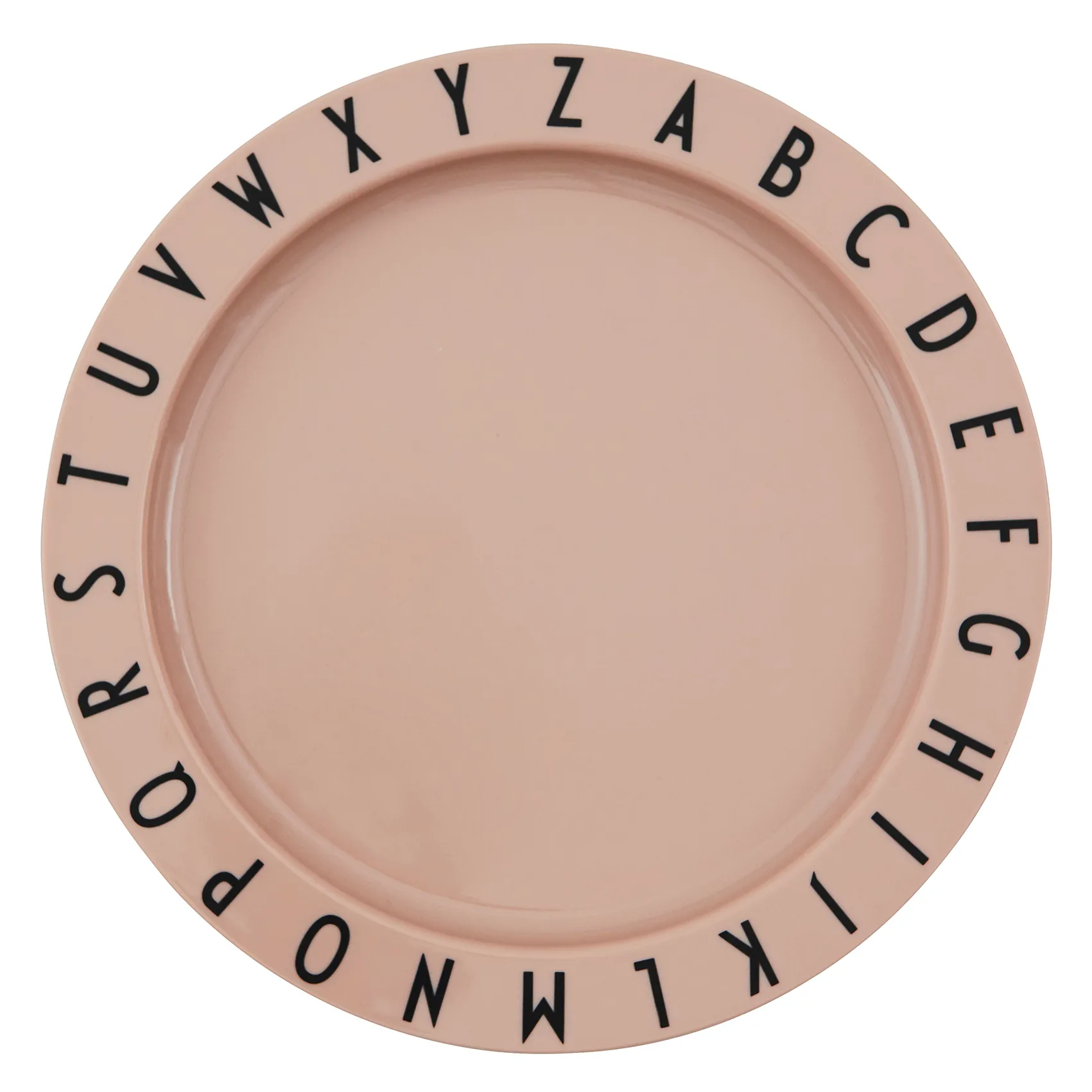Assiette Design Letters Eat&Learn, Nude Design Letters