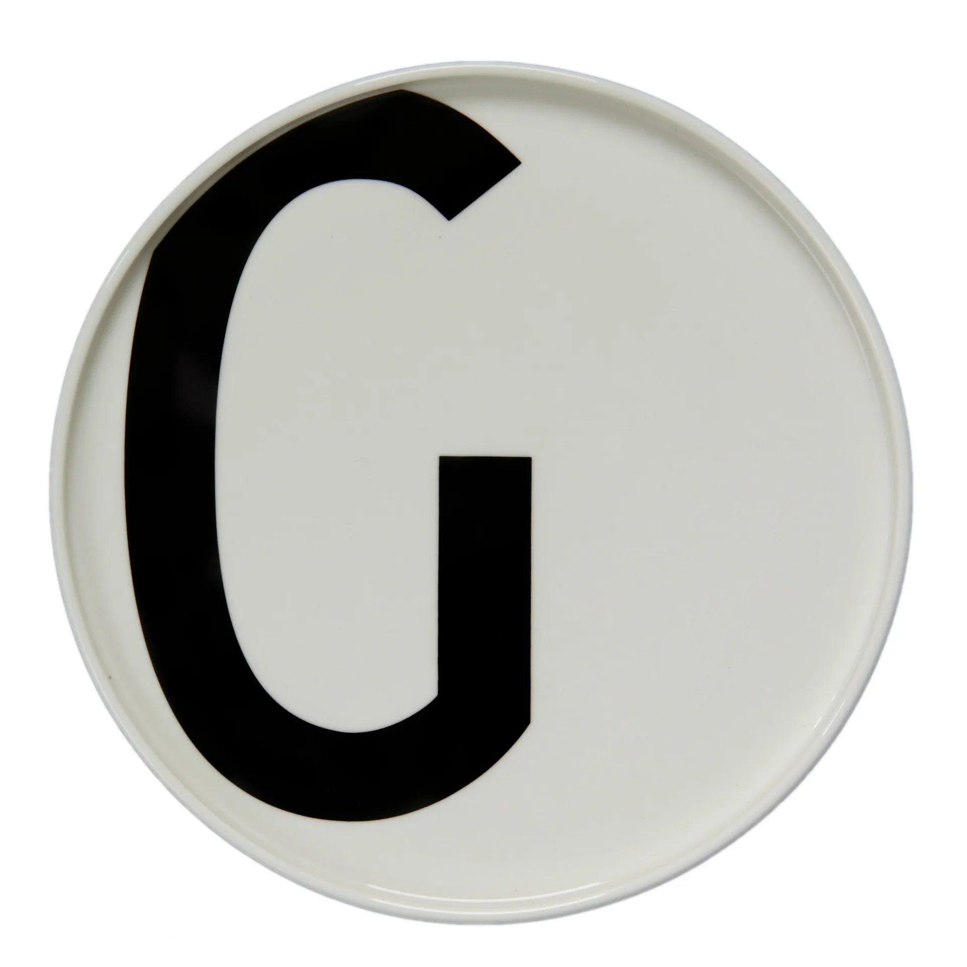 Assiette Design Letters, G Design Letters