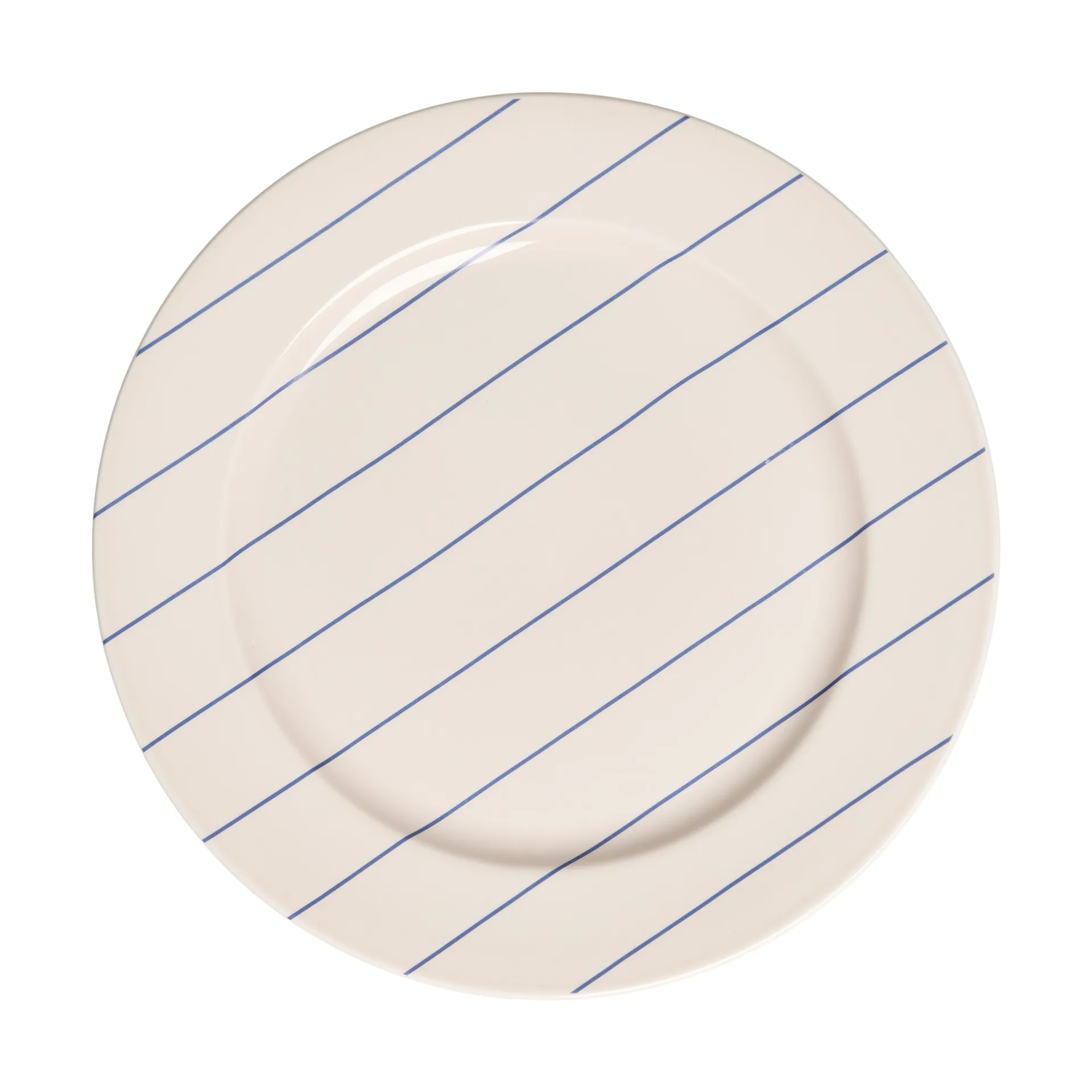 Assiette Design Letters Pyjamas Ø23 cm, Midnight blue-pastel beige Design Letters