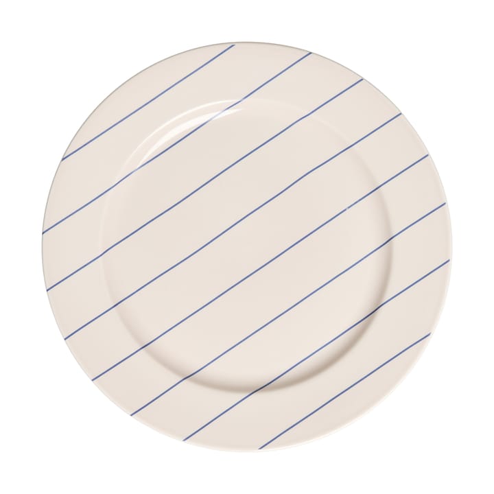 Assiette Design Letters Pyjamas Ø23 cm, Midnight blue-pastel beige Design Letters