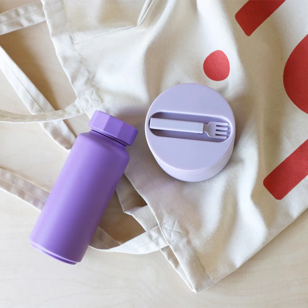 Boîte thermos à déjeuner Design Letters grand, Lavender Design Letters