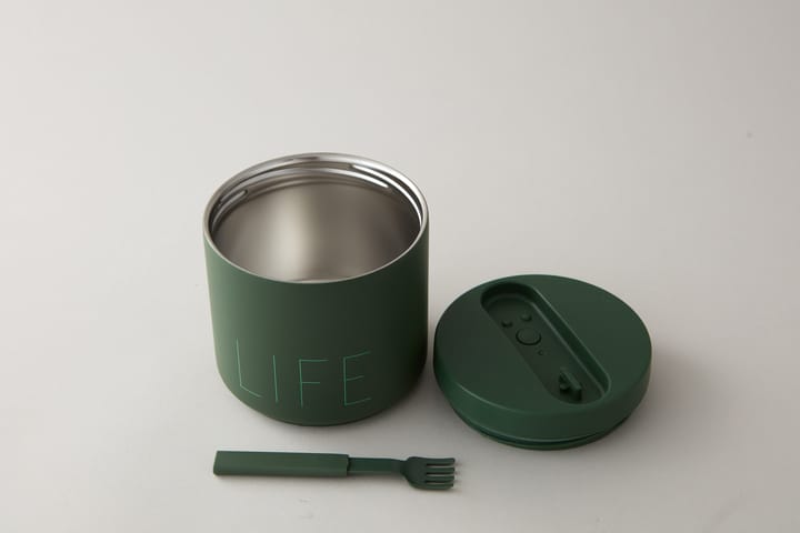 Boîte thermos à déjeuner Design Letters grand - Life-myrtle green - Design Letters