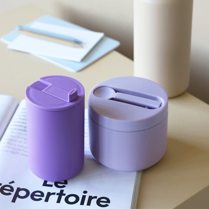 Boîte thermos à déjeuner Design Letters Petit - Lavender - Design Letters