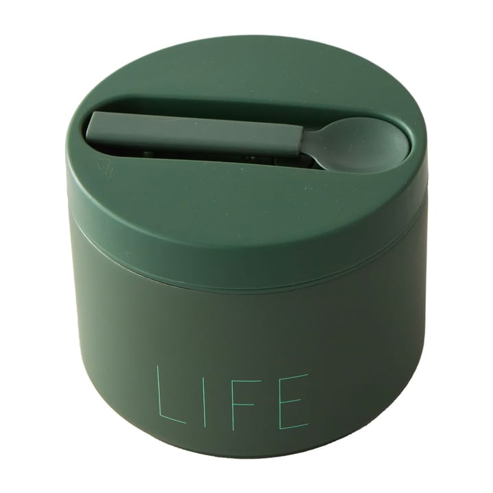 Boîte thermos à déjeuner Design Letters Petit - Life-myrtle green - Design Letters