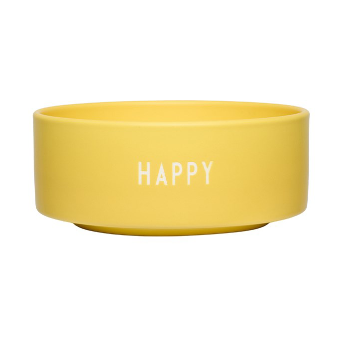 Design Letters Bol à bonbons Design Letters o12 cm Yellow