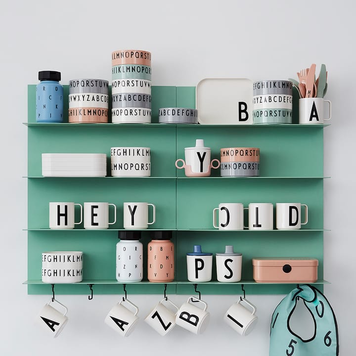Bol Breakfast Dinner Lunch lot de 3, Couleur chair Design Letters