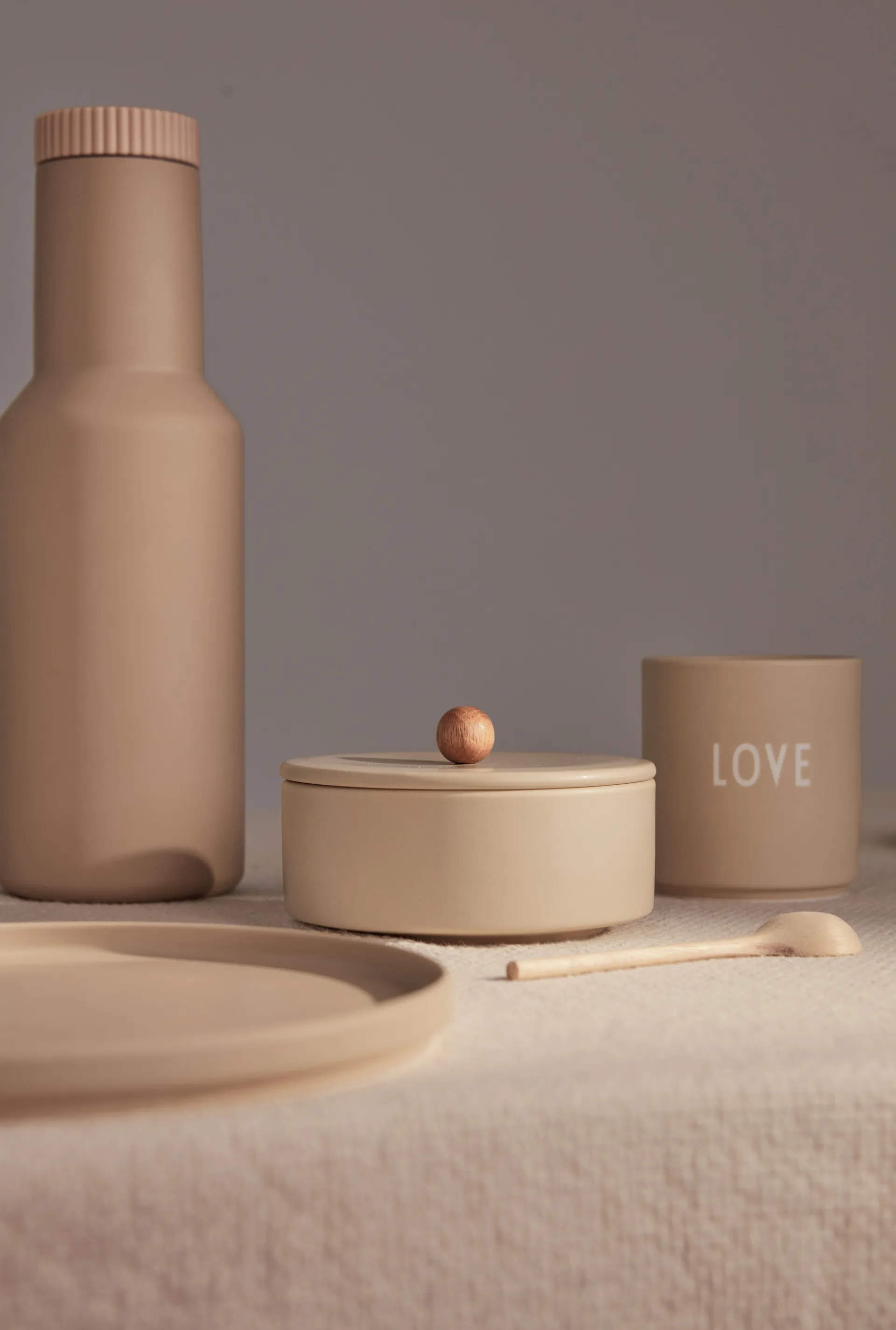 Bol de stockage 25 cl Design Letters, Beige Design Letters