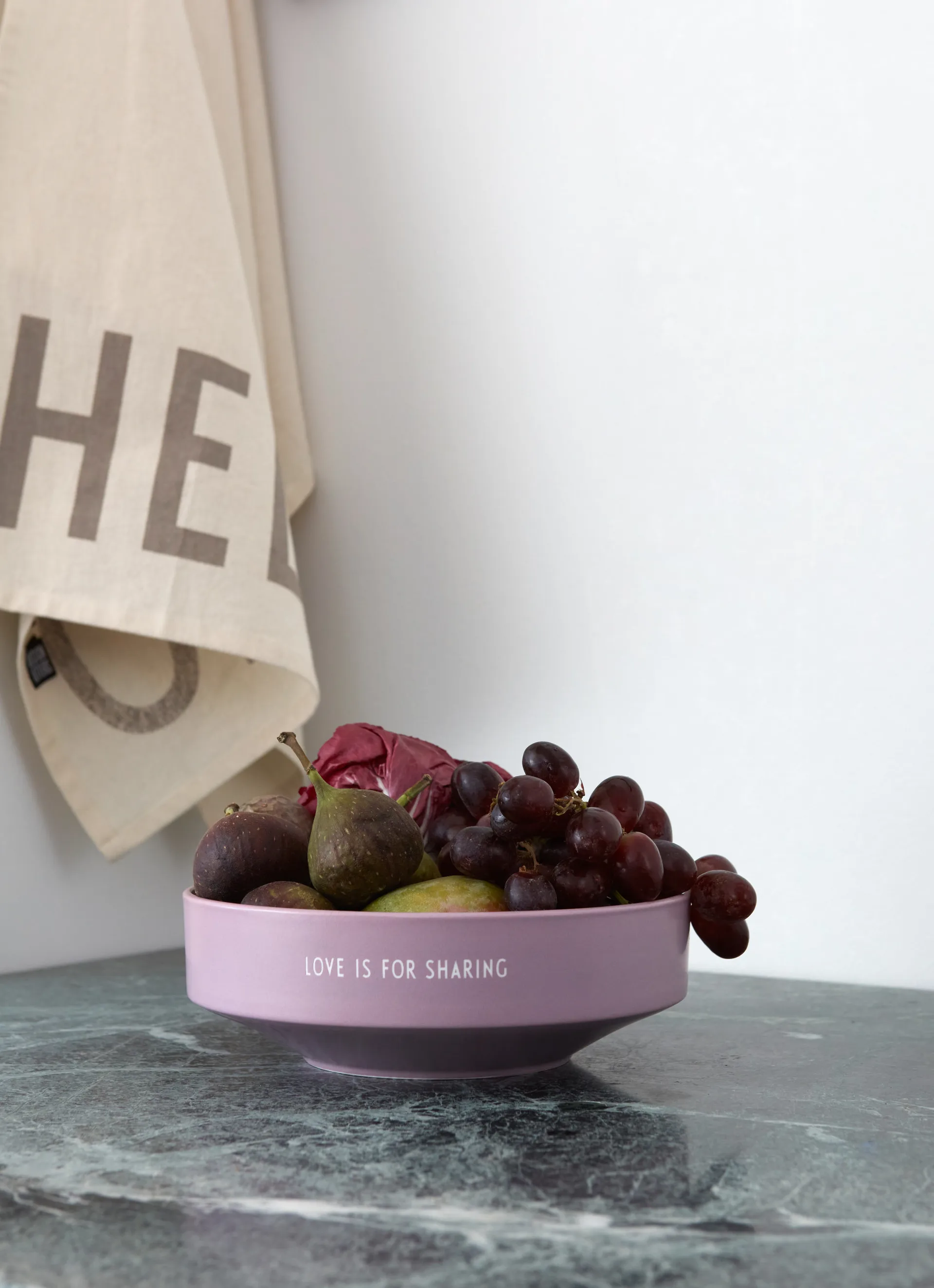 Bol favori Design Letters large Ø22 cm, Lavender Design Letters