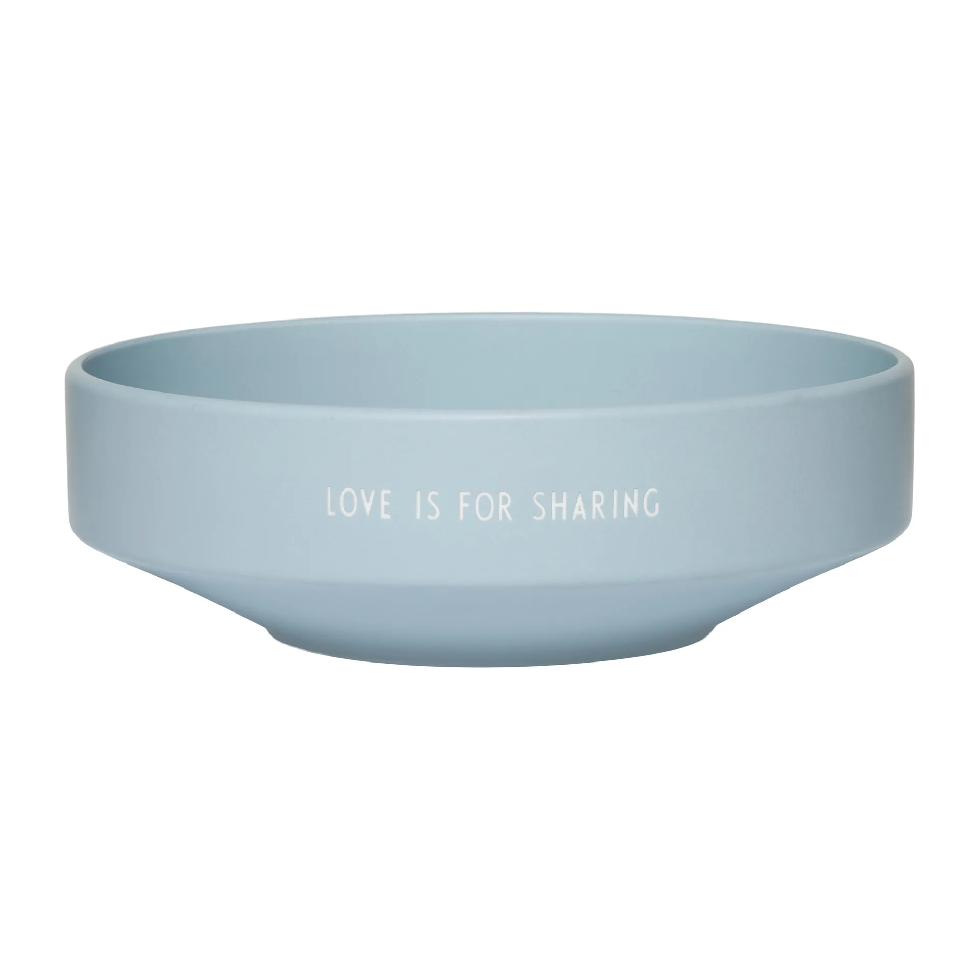 Bol favori Design Letters large Ø22 cm, Light blue Design Letters