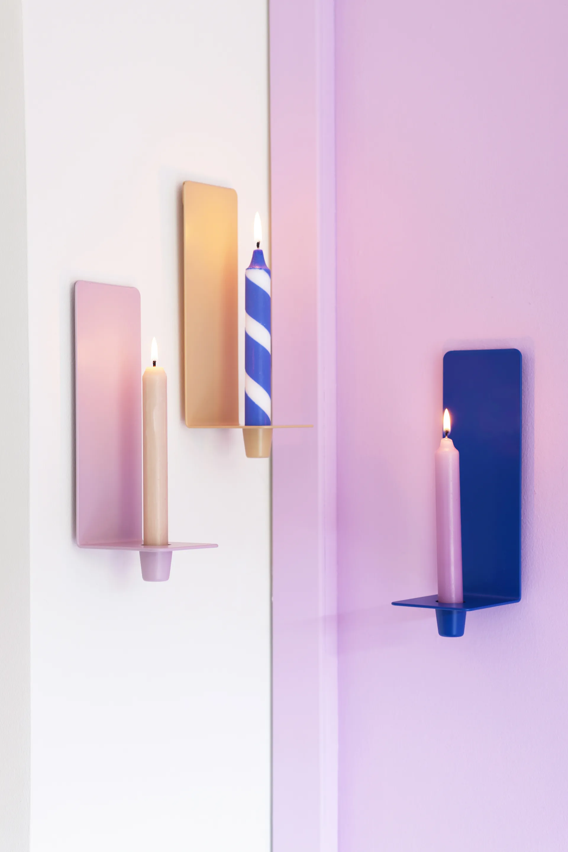 Bougeoir mural Cosy Up25 cm, Cobalt Design Letters