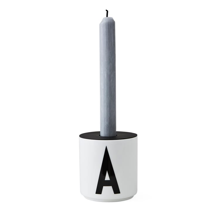 Bougeoir pour tasse Design Letters - Noir - Design Letters