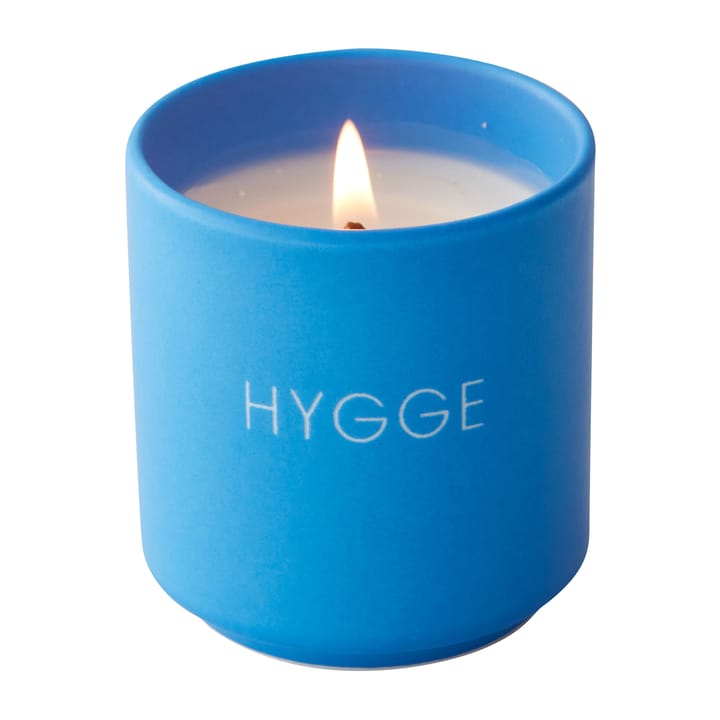 Bougie parfumée Design Letters Ø5,5 cm - Hygge-cobalt blue - Design Letters