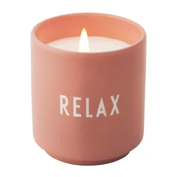 Bougie parfumée Design Letters Ø5,5 cm - Relax-nude - Design Letters