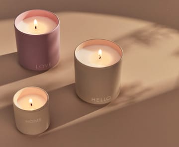 Bougie parfumée Design Letters Ø8 cm - Love-lavender - Design Letters