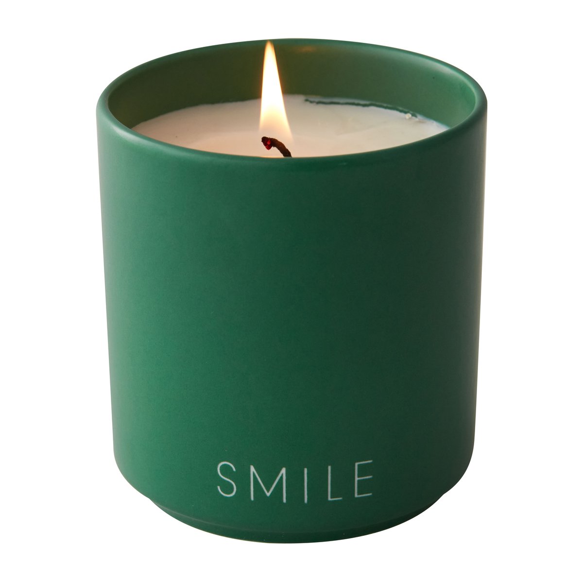 Design Letters Bougie parfumée Design Letters 8 cm Smile-grass green