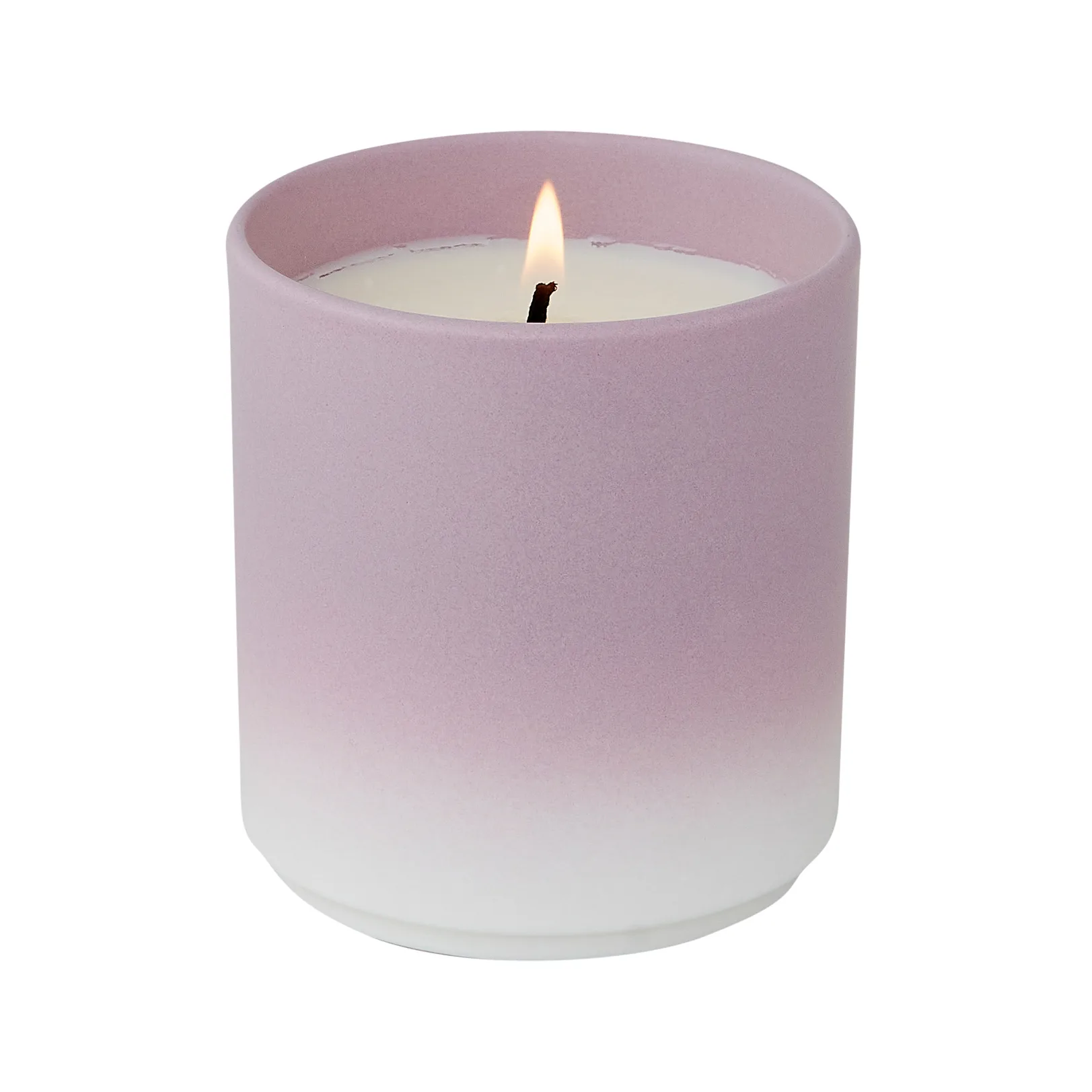 Bougie parfumée Design Letters dip dye Ø8 cm, Lavender Design Letters