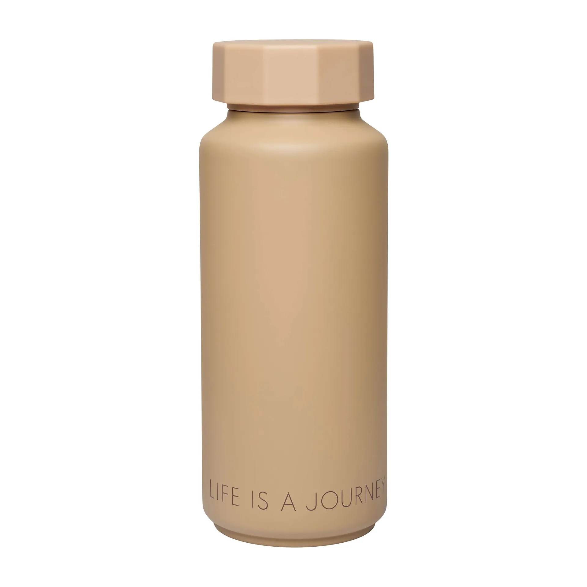Bouteille isotherme Design Letters édition speciale, Beige Design Letters