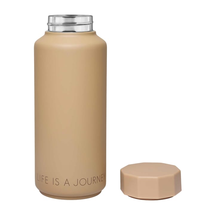Bouteille isotherme Design Letters édition speciale, Beige Design Letters