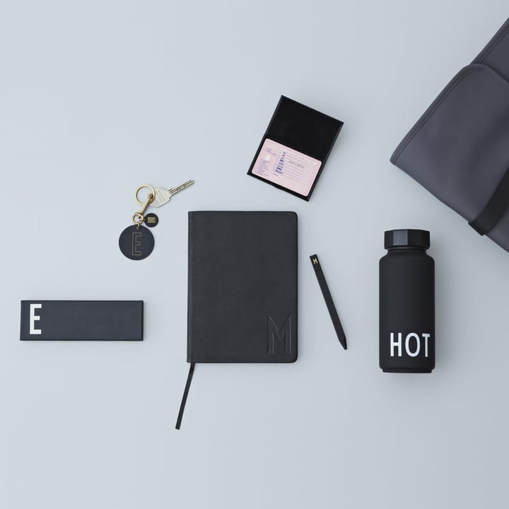 Bouteille isotherme Design Letters, noir Design Letters