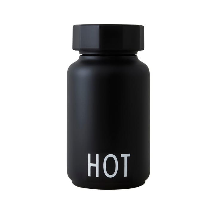 Bouteille isotherme Design Letters petit, Noir Design Letters