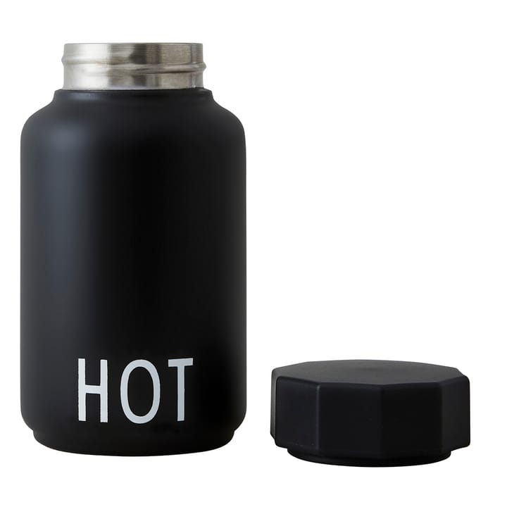 Bouteille isotherme Design Letters petit, Noir Design Letters
