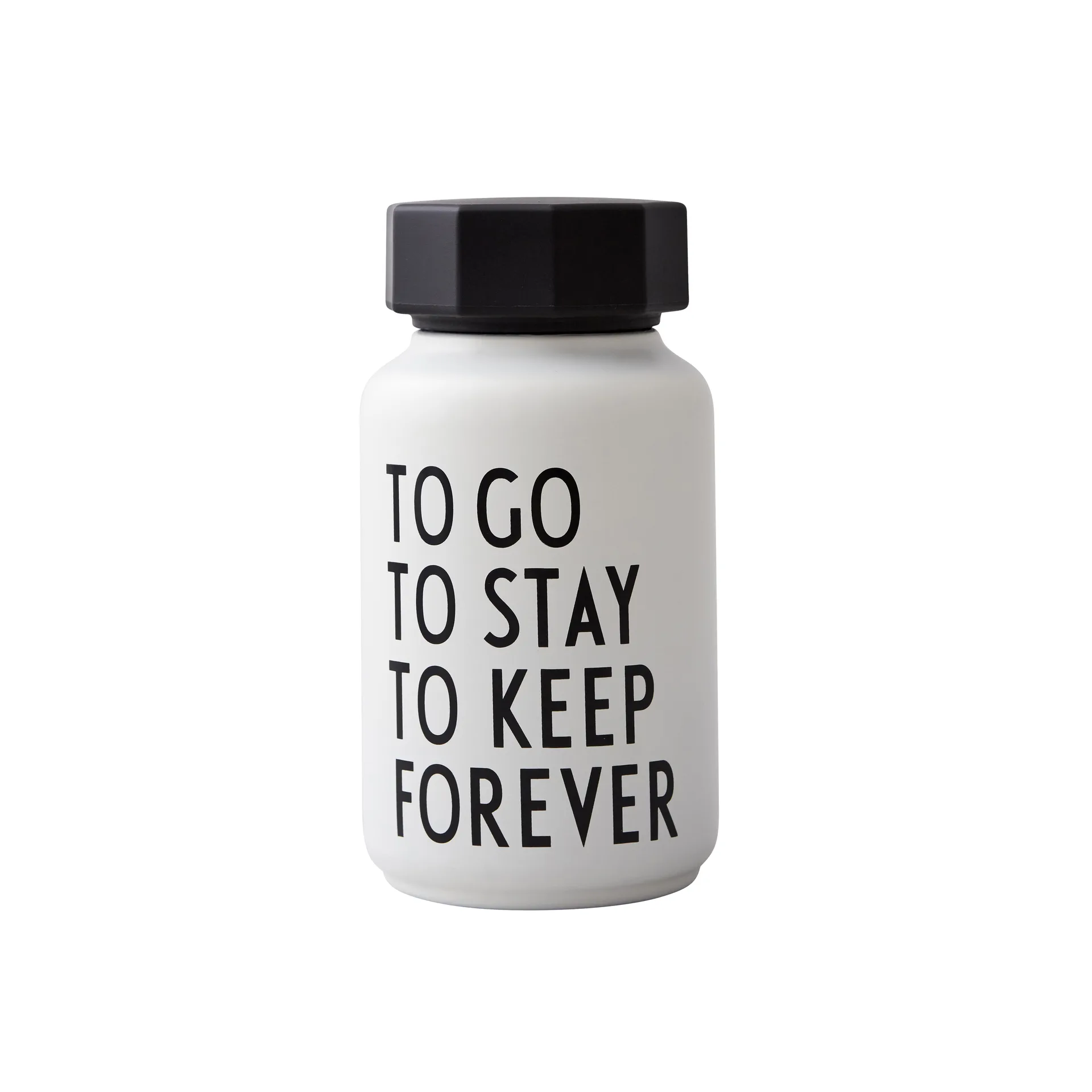 Bouteille thermos Design Letters Petit Special Edition, Blanc Design Letters