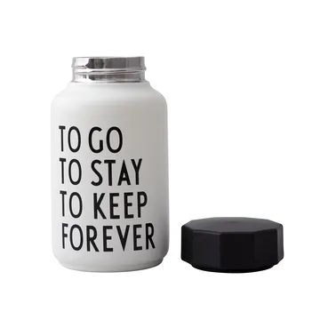 Bouteille thermos Design Letters Petit Special Edition - Blanc - Design Letters