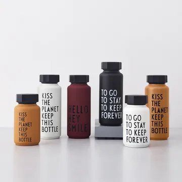 Bouteille thermos Design Letters Petit Special Edition - Blanc - Design Letters