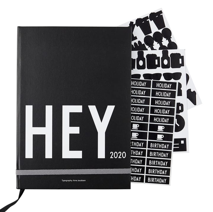 Calendrier Design Letters 2020, Noir Design Letters