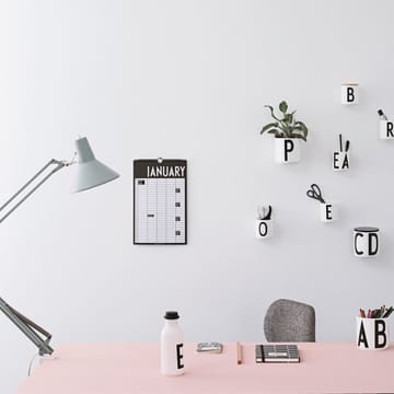 Calendrier mensuel Design Letters - Black - Design Letters