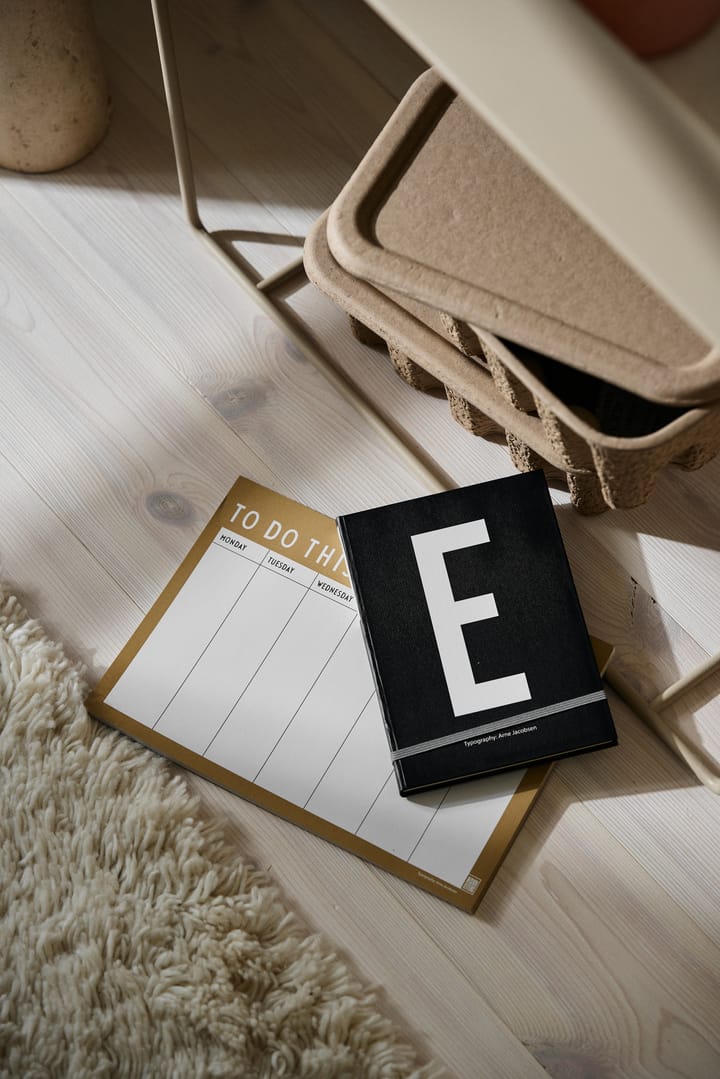 Carnet de note Design Letters - E - Design Letters