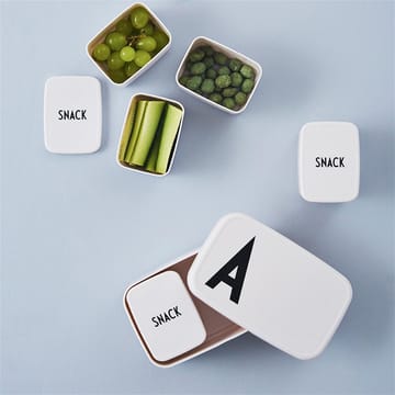 Contenant à collation pour la boîte à lunch Design Letters - blanc - Design Letters