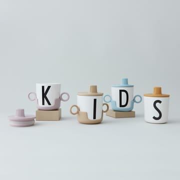 Couvercle pour tasse en mélamine Design Letters - Bleu clair - Design Letters