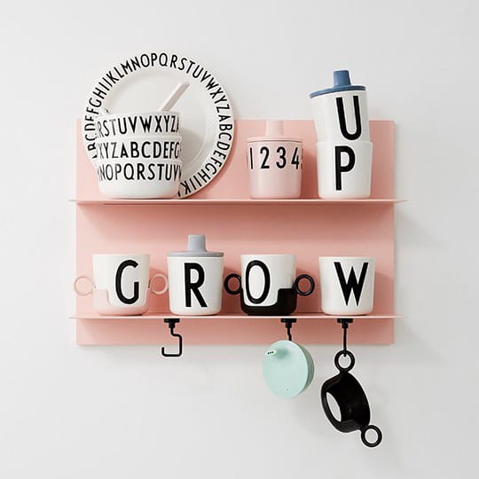 Couvercle pour tasse en mélamine Design Letters, bleu Design Letters