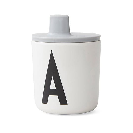 Couvercle pour tasse en mélamine Design Letters - gris - Design Letters