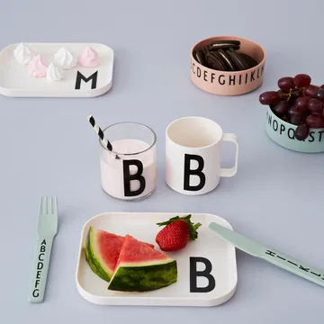 Couverts enfants Design Letters - Vert - Design Letters
