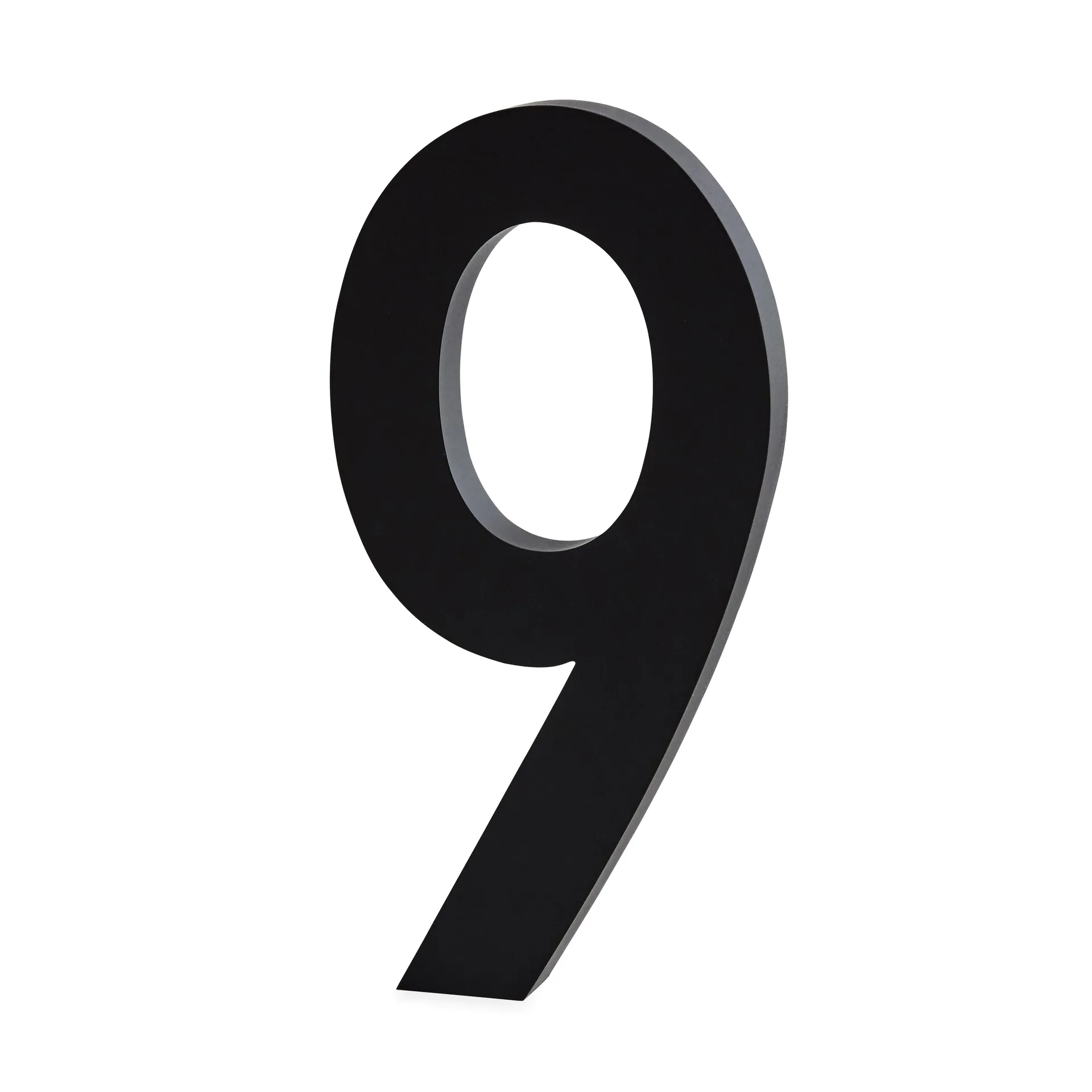 Design Letters chiffres Aluminium 100 mm, 9 Design Letters