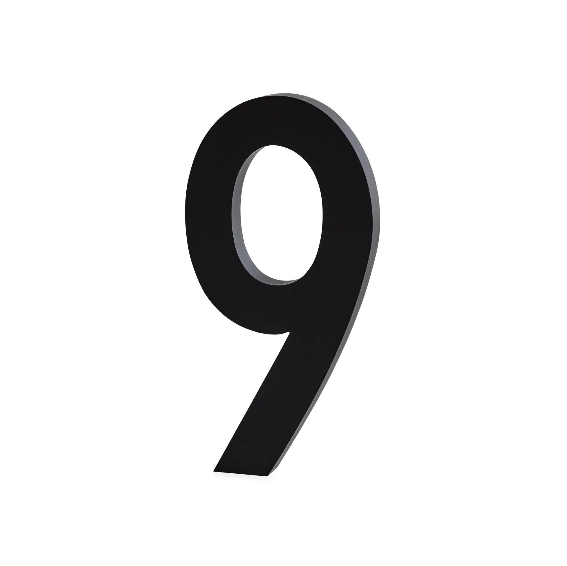 Design Letters chiffres Aluminium 50 mm, 9 Design Letters