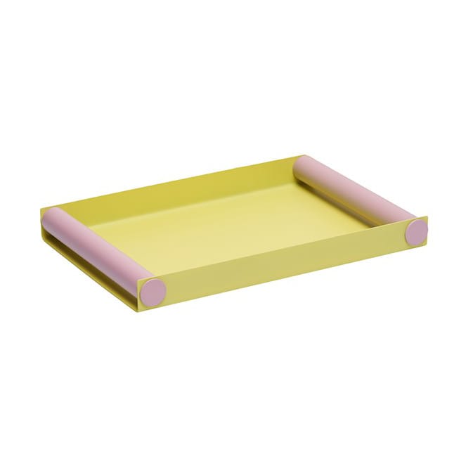 Design Letters Plateau de service medium - Jaune-lavande - Design Letters