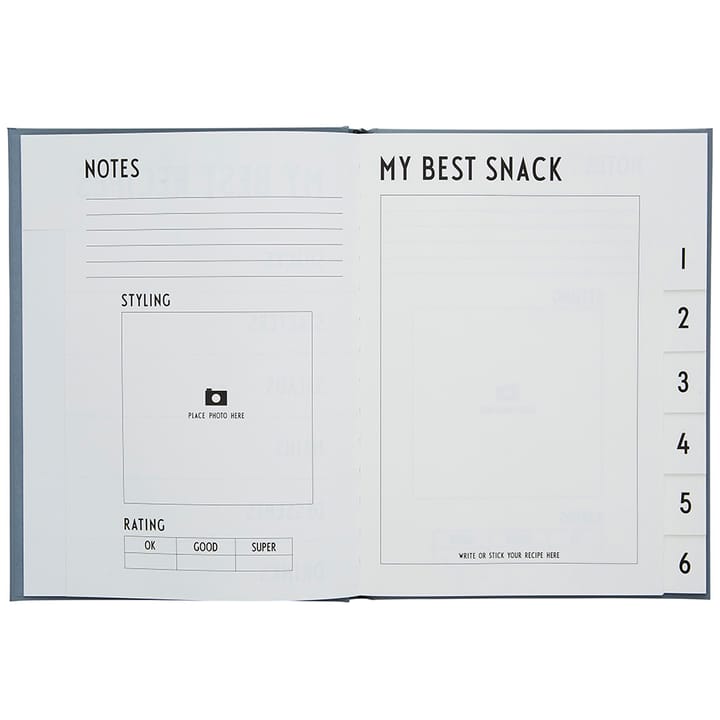 Livre foodie Design Letters - Gris - Design Letters