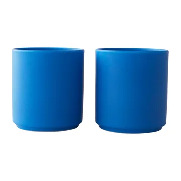Ma tasse préférée Design Letters 25 cl, pack de 2 - Bleu cobalt - Design Letters