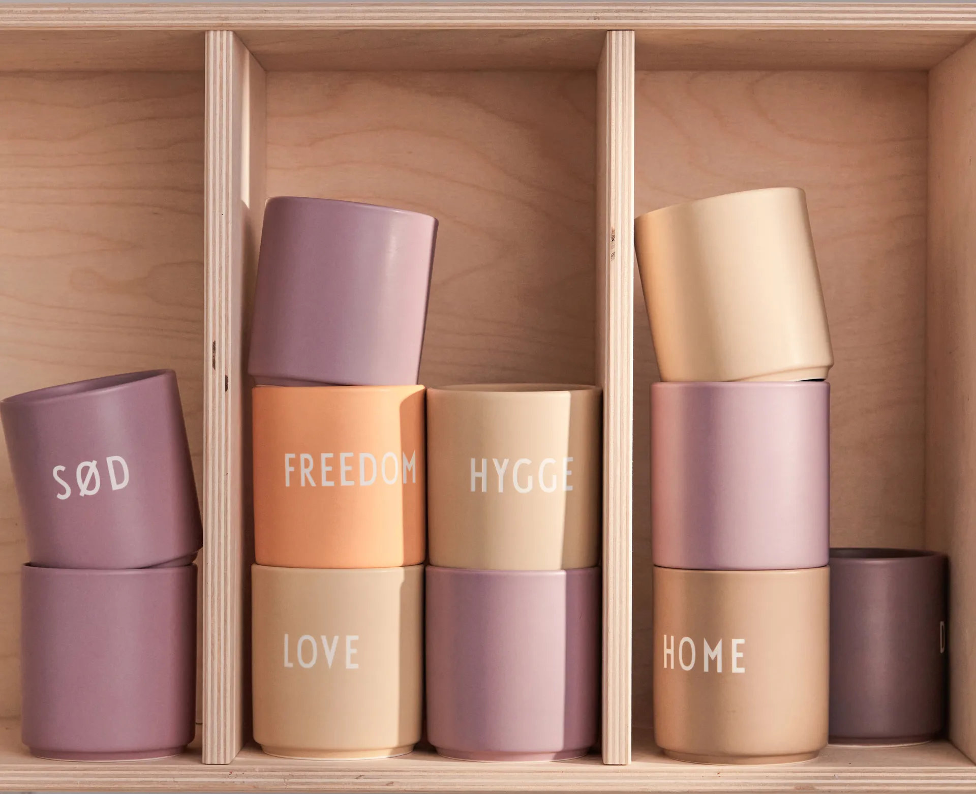 Ma tasse préférée Design Letters 25 cl, pack de 2, Lavande Design Letters